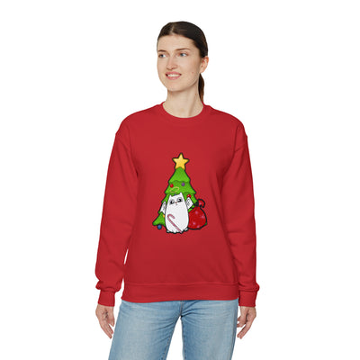 Christmas cat Unisex Heavy Blend™ Crewneck Sweatshirt