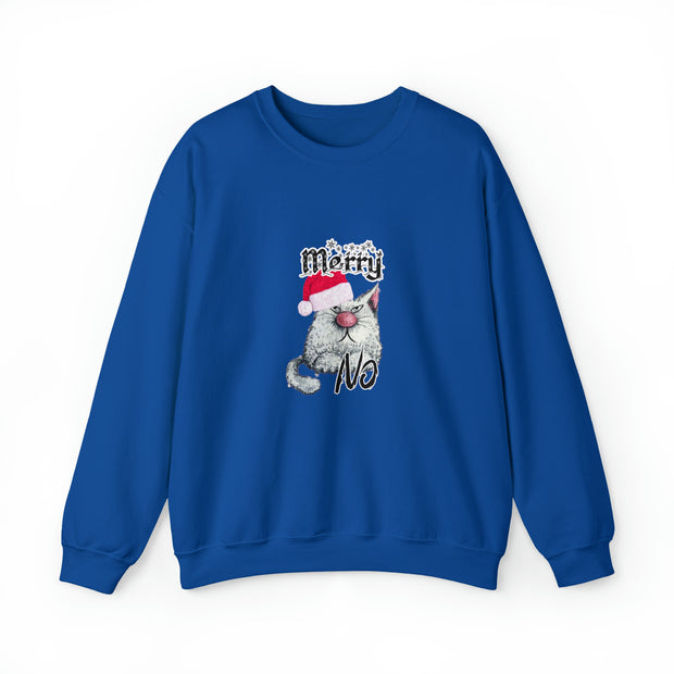 Christmas cat Unisex Heavy Blend™ Crewneck Sweatshirt