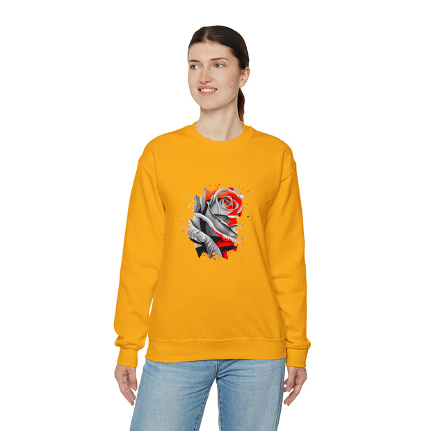 Rose Unisex Heavy Blend™ Crewneck Sweatshirt