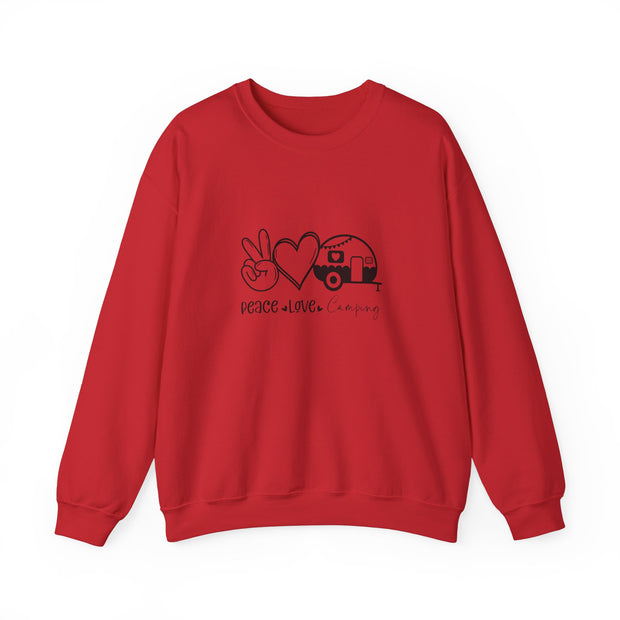 Peace Love Camping Unisex Heavy Blend™ Crewneck Sweatshirt