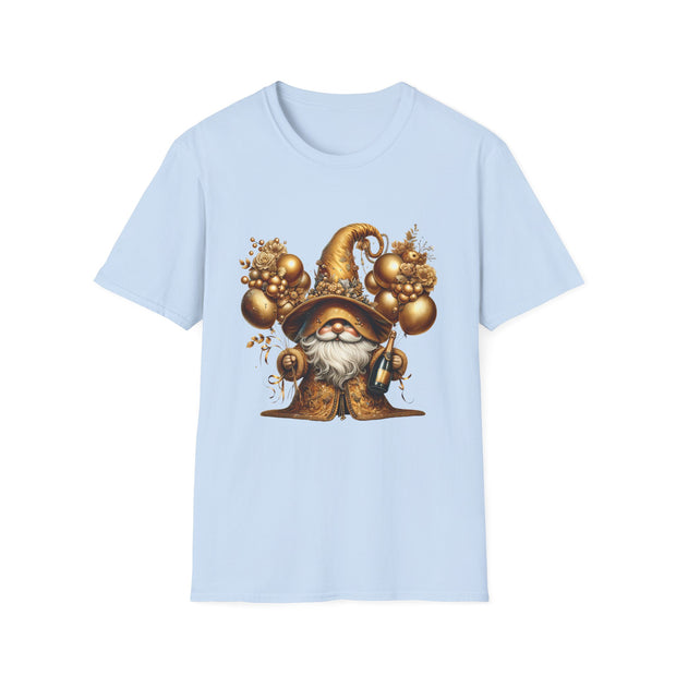 New Year Gnome Unisex Softstyle T-Shirt