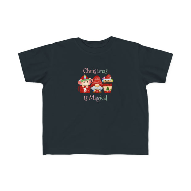 Christmas Gnomes Toddler's Fine Jersey Tee