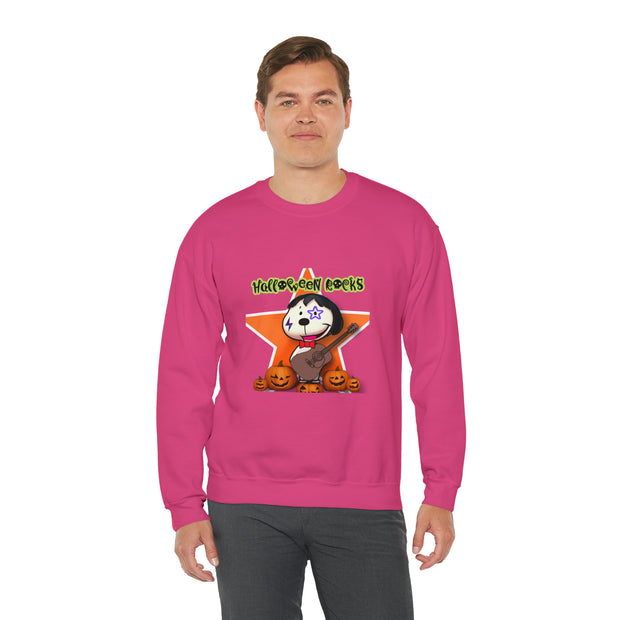 Halloween rocks Unisex Heavy Blend™ Crewneck Sweatshirt
