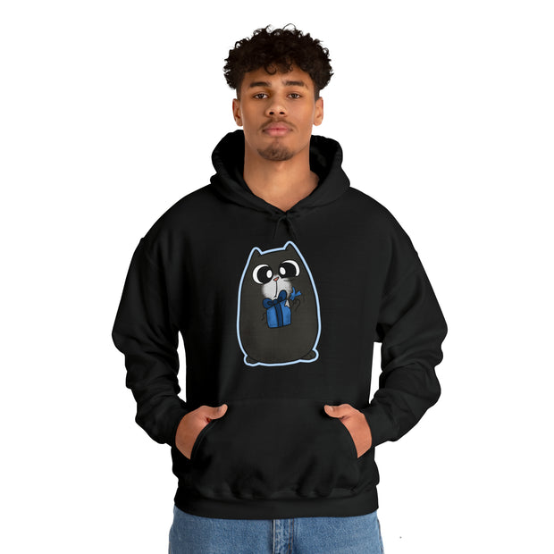 Christmas cat Unisex Heavy Blend™ Hooded Sweatshirt