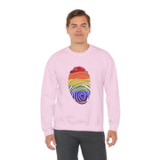 Pride Fingerprint Unisex Heavy Blend™ Crewneck Sweatshirt