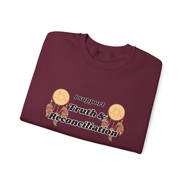 I Support Truth & Reconciliation Unisex Heavy Blend™ Crewneck Sweatshirt