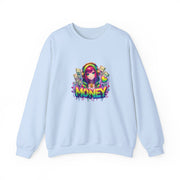 Graffiti Anime Girls Unisex Heavy Blend™ Crewneck Sweatshirt