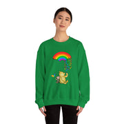 Winnie the Pooh Raining Pride Unisex Heavy Blend™ Crewneck Sweatshirt