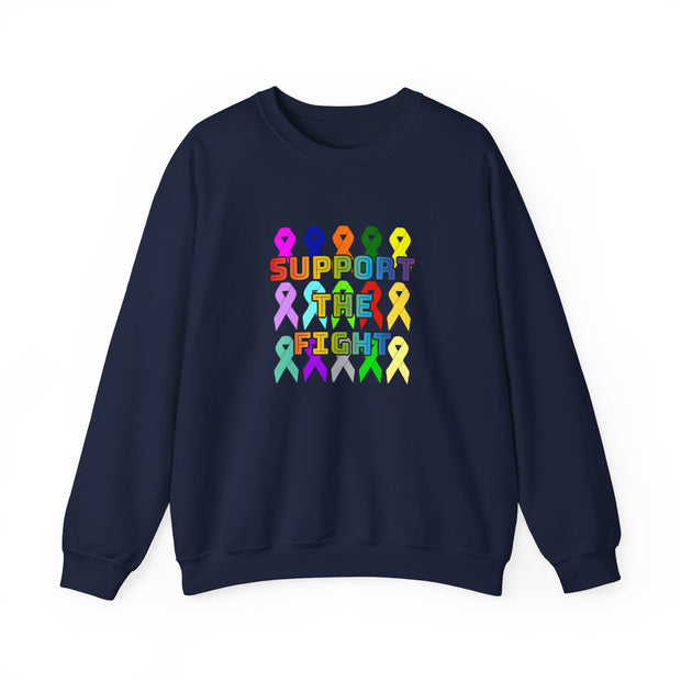 Support the Fight Unisex Heavy Blend™ Crewneck Sweatshirt