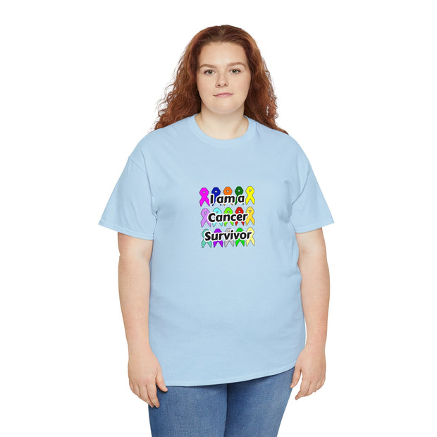 Cancer Survivor Unisex Heavy Cotton Tee
