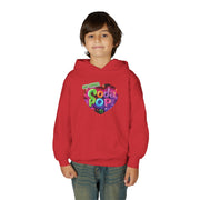Youth Hooded Sweatshirt with Soda Pop Design, Fun Sweatshirt for Kids, Perfect Gift for Birthdays, Cozy Hooded Top, Great for Casual Wear
