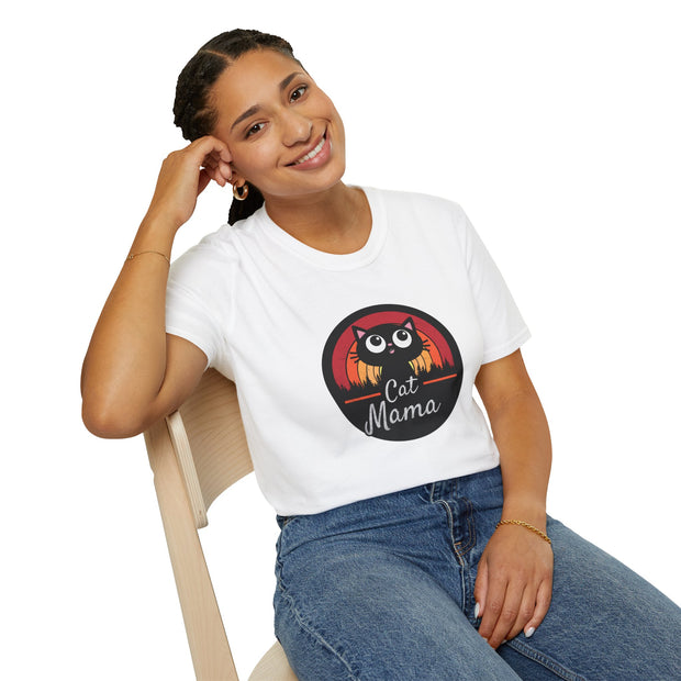 Cat Mama Unisex Softstyle T-Shirt