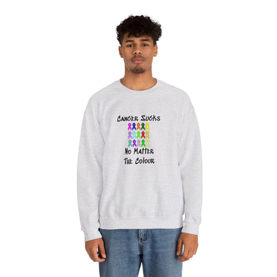 Cancer Sucks Unisex Heavy Blend™ Crewneck Sweatshirt