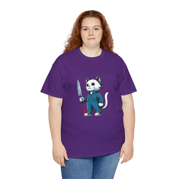 Horror Movie Cats Unisex Heavy Cotton Tee