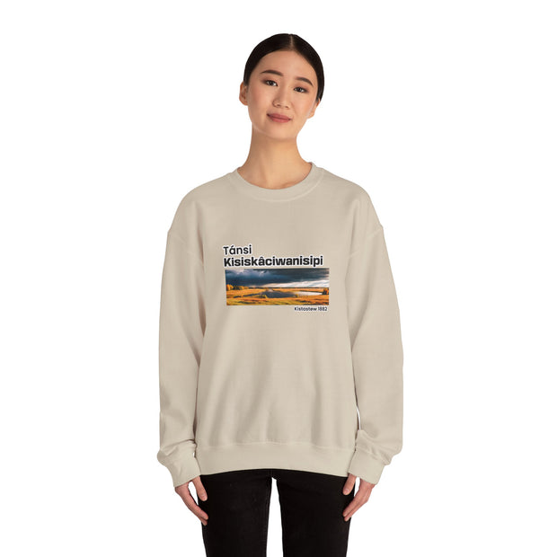 Tánsi Cree Saskatchewan Unisex Heavy Blend™ Crewneck Sweatshirt