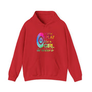 I Know I Play Like A Girl Unisex Heavy Blend™ Hooded Sweatshirt