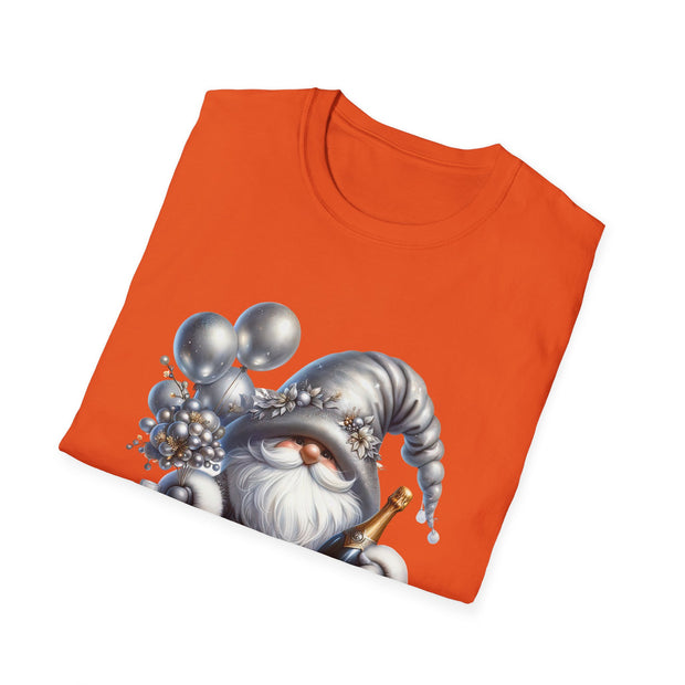 New Year Gnome Unisex Softstyle T-Shirt