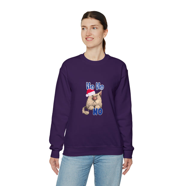 Christmas cat Unisex Heavy Blend™ Crewneck Sweatshirt