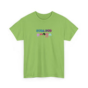 Colorful Soda Pop Unisex Heavy Cotton Tee | Fun Graphic Tee for All Occasions, Festival Apparel, Casual Wear, Gift Ideas, Summer Style