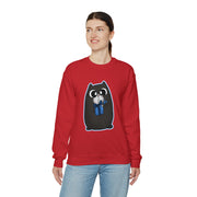 Christmas cat Unisex Heavy Blend™ Crewneck Sweatshirt