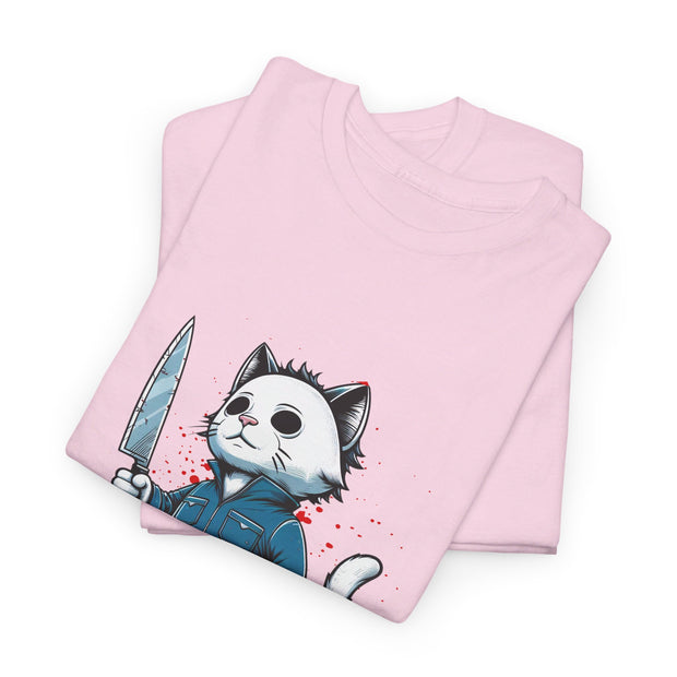 Horror Movie Cats Unisex Heavy Cotton Tee