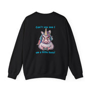 Busy Gaming Unicorn Unisex Heavy Blend™ Crewneck Sweatshirt