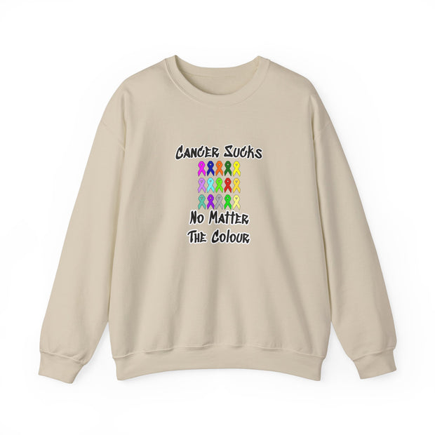 Cancer Sucks Unisex Heavy Blend™ Crewneck Sweatshirt