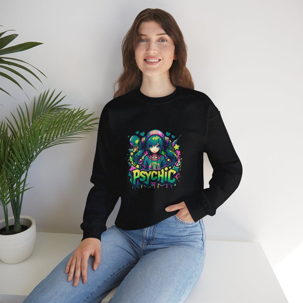 Graffiti Anime Girls Unisex Heavy Blend™ Crewneck Sweatshirt