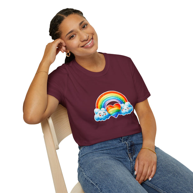 Rainbow Love Unisex Softstyle T-Shirt