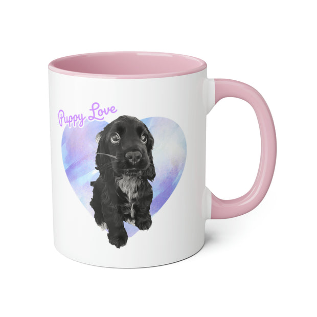 Puppy Love Accent Mugs, 11oz