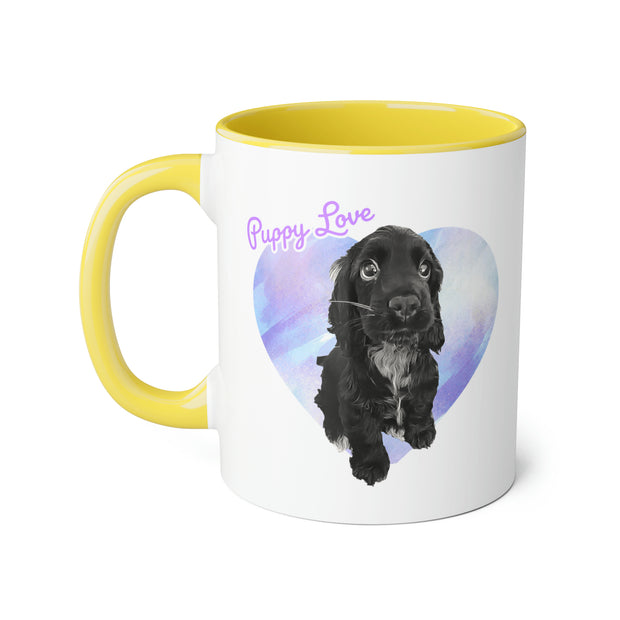 Puppy Love Accent Mugs, 11oz