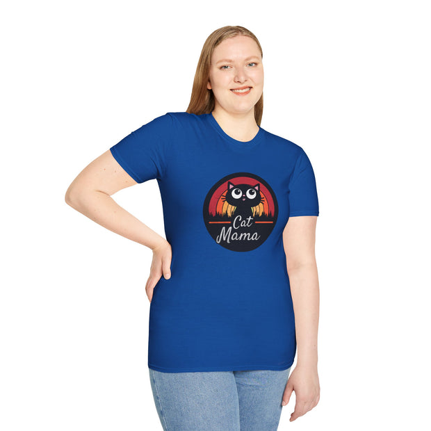 Cat Mama Unisex Softstyle T-Shirt