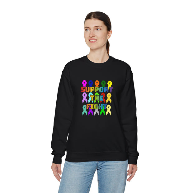 Support the Fight Unisex Heavy Blend™ Crewneck Sweatshirt