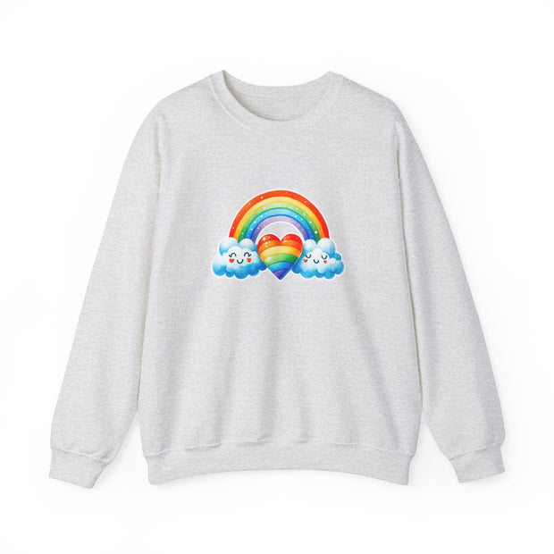 Rainbow Love Unisex Heavy Blend™ Crewneck Sweatshirt