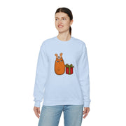 Christmas cat Unisex Heavy Blend™ Crewneck Sweatshirt