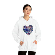Heart Butterfly Unisex Heavy Blend™ Hooded Sweatshirt