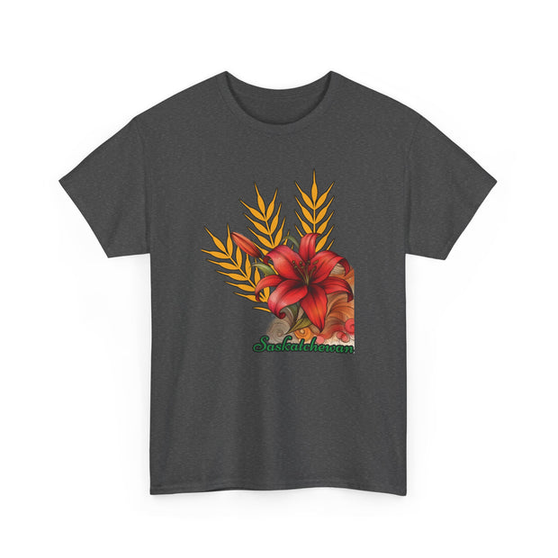 Saskatchewan Lily Unisex Heavy Cotton Tee