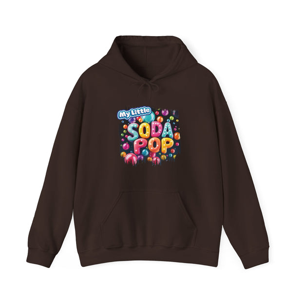 My Little Soda Pop Hooded Sweatshirt, Trendy Unisex Pullover, Fun Gift for Teens, Casual Wear, Comfortable Street Style