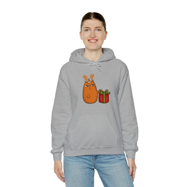 Christmas cat Unisex Heavy Blend™ Hooded Sweatshirt