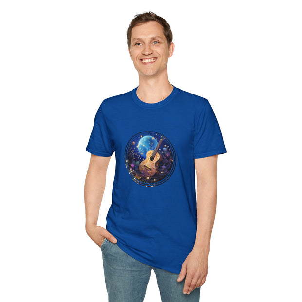 Moonlight Guitar Unisex Softstyle T-Shirt