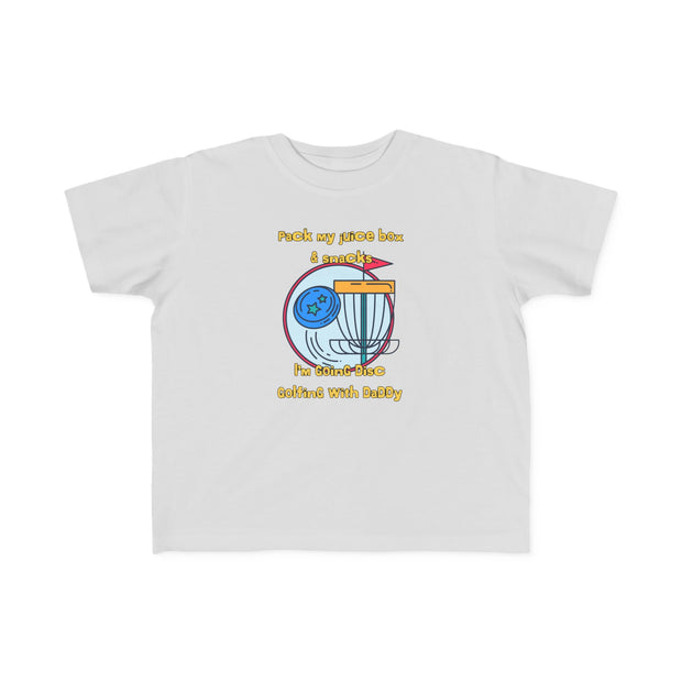 Disc Golf with Daddy Toddler's Fine Jersey Tee