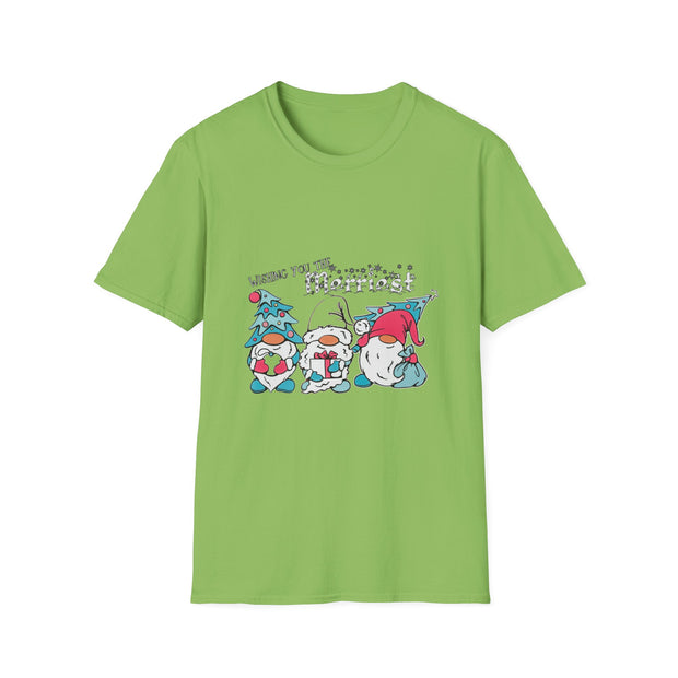 Gnome Christmas Unisex Softstyle T-Shirt