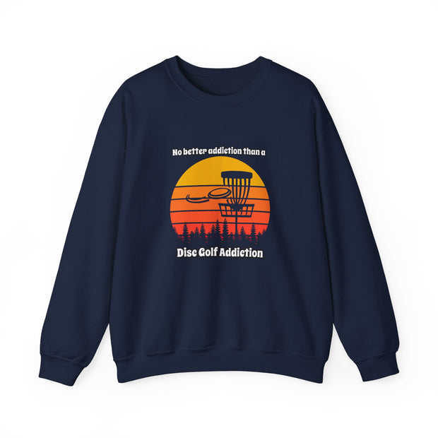 Disc Golf Addiction Unisex Heavy Blend™ Crewneck Sweatshirt