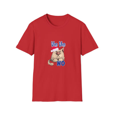 Christmas cat Unisex Softstyle T-Shirt