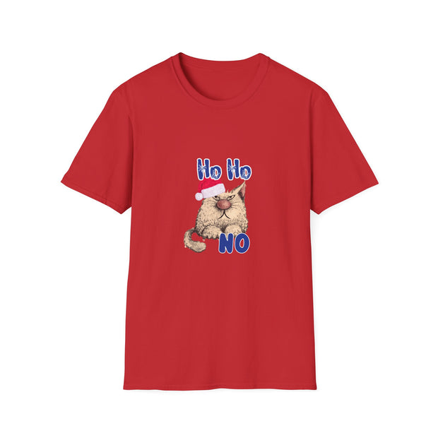 Christmas cat Unisex Softstyle T-Shirt
