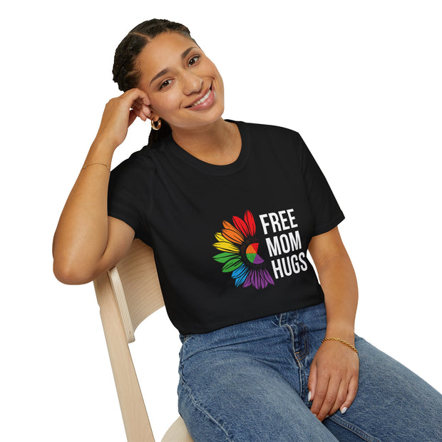 Pride Mom Hugs Unisex Softstyle T-Shirt