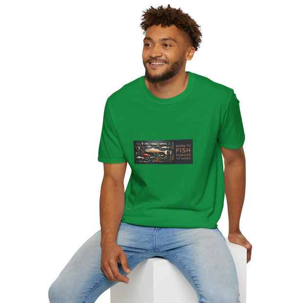 Born to Fish Unisex Softstyle T-Shirt