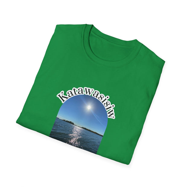 Cree Saskatchewan Skies Unisex Softstyle T-Shirt