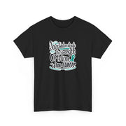 Ovarian Cancer Unisex Heavy Cotton Tee