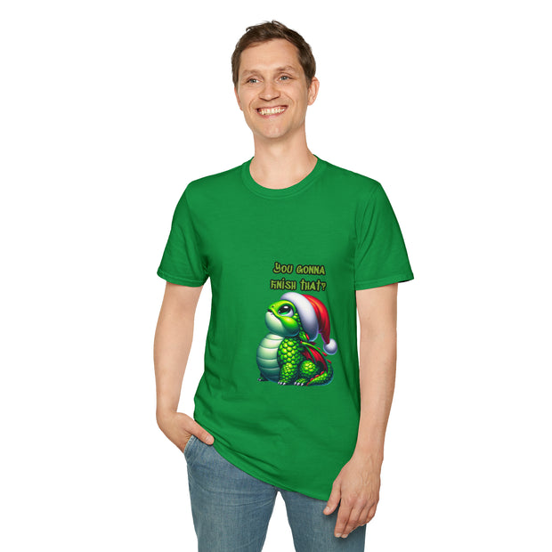 Christmas Dragon Unisex Softstyle T-Shirt